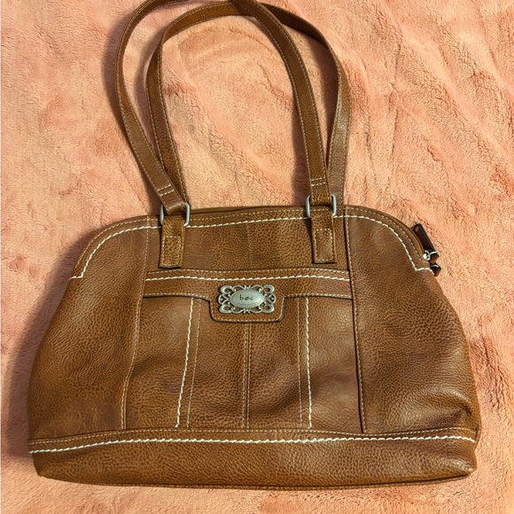 boc Handbags - b.o.c. Born Concepts Brown Shoulder Bag Faux Leather Tote Purse